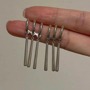 Three claw ear stick earrings